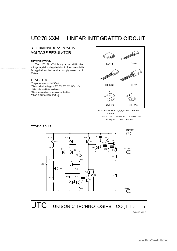 UTC78L18M