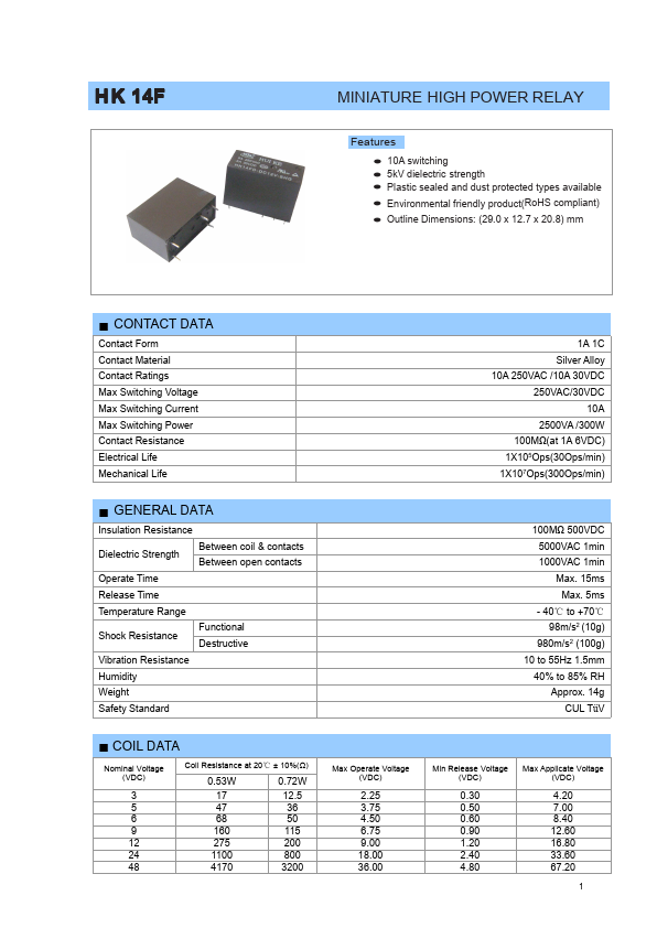 HK14F-DC24V