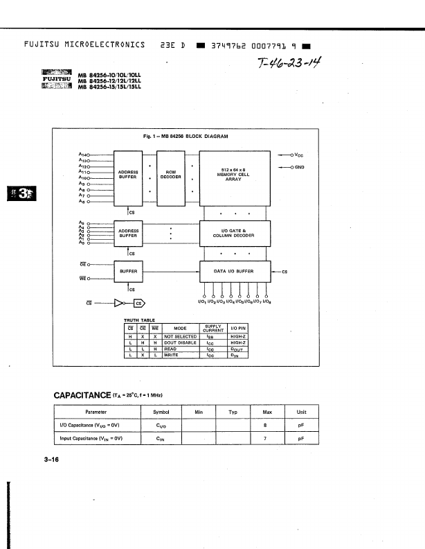 MB84256-15LL