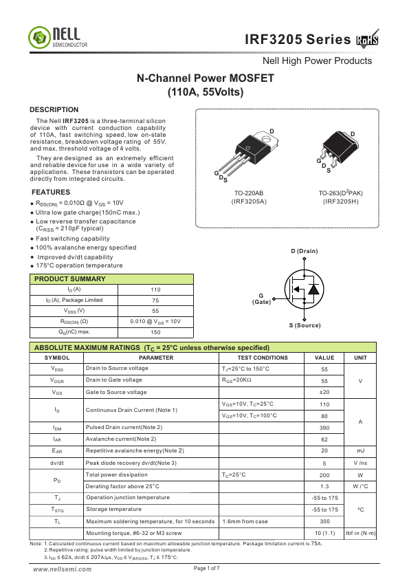 IRF3205A