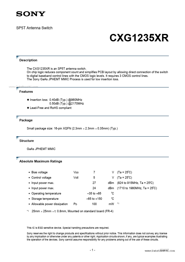 CXG1235XR