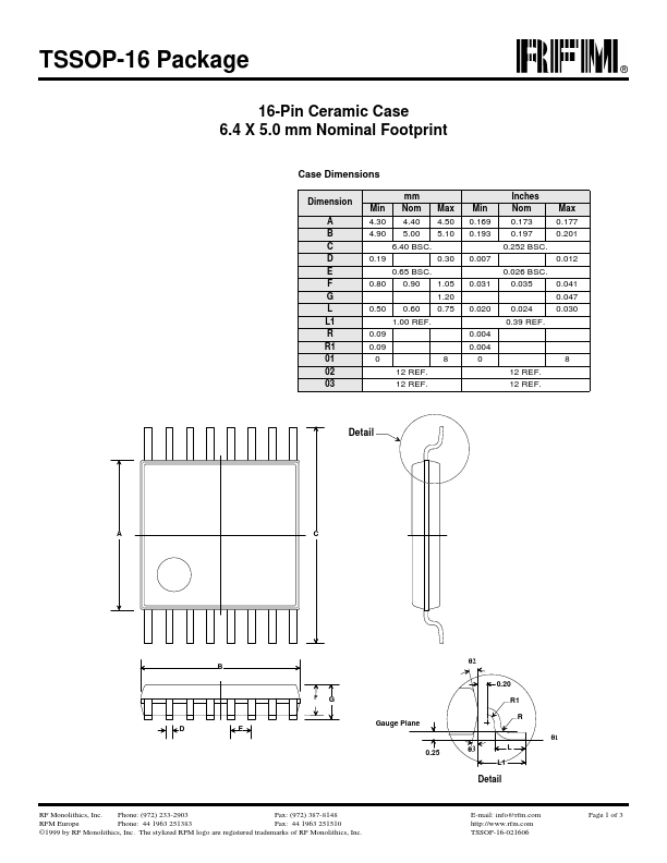 TSSOP-16