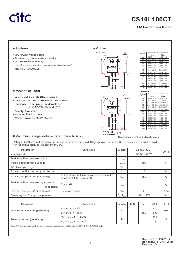 CS10L100CT