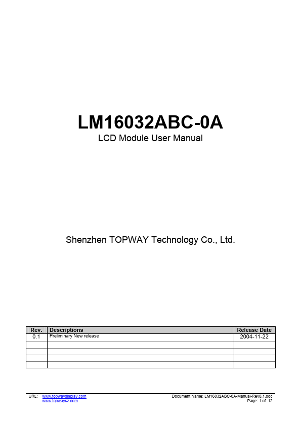 LM16032ABC-0A