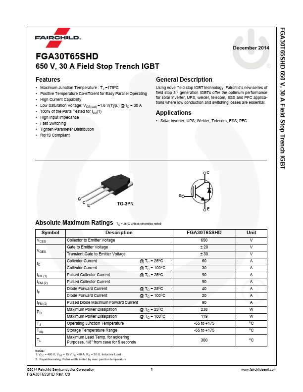 FGA30T65SHD