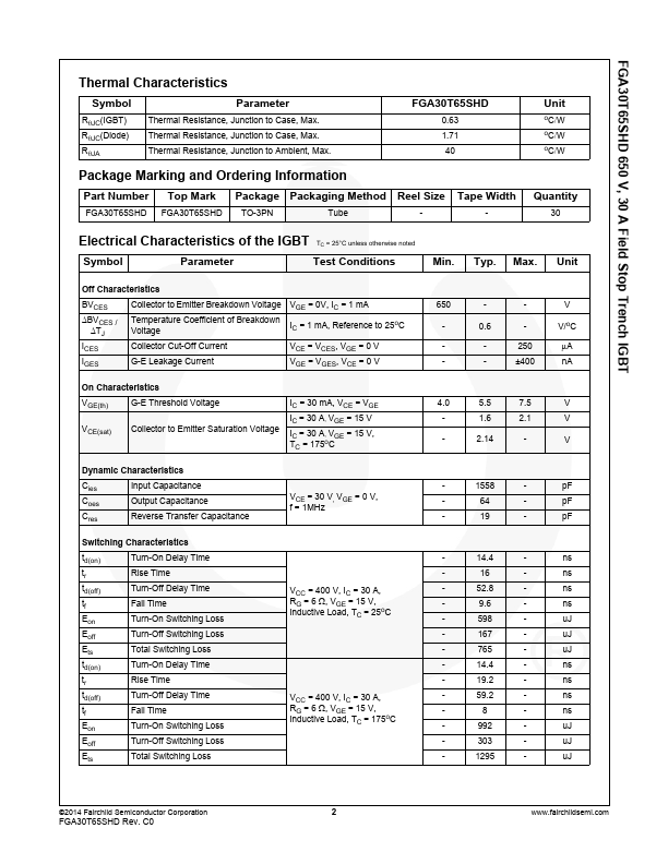 FGA30T65SHD