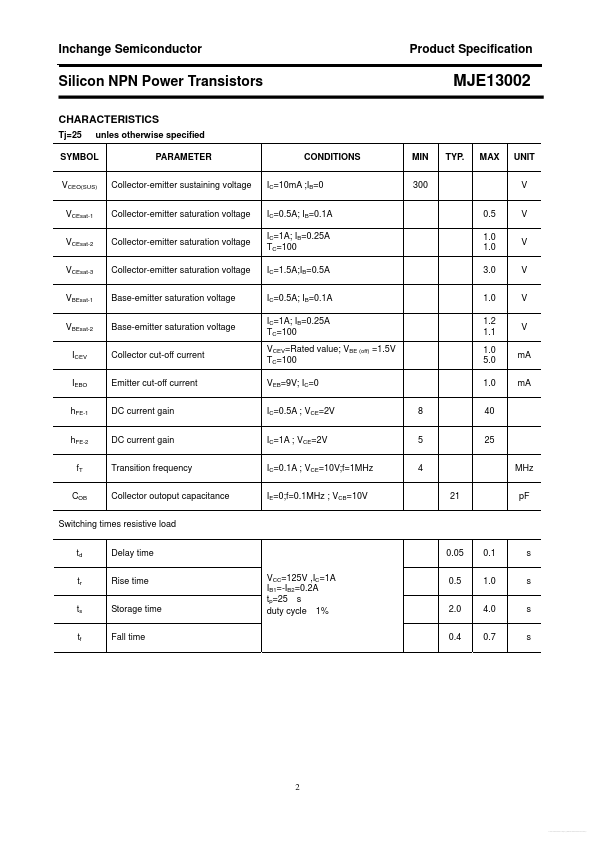 MJE13002