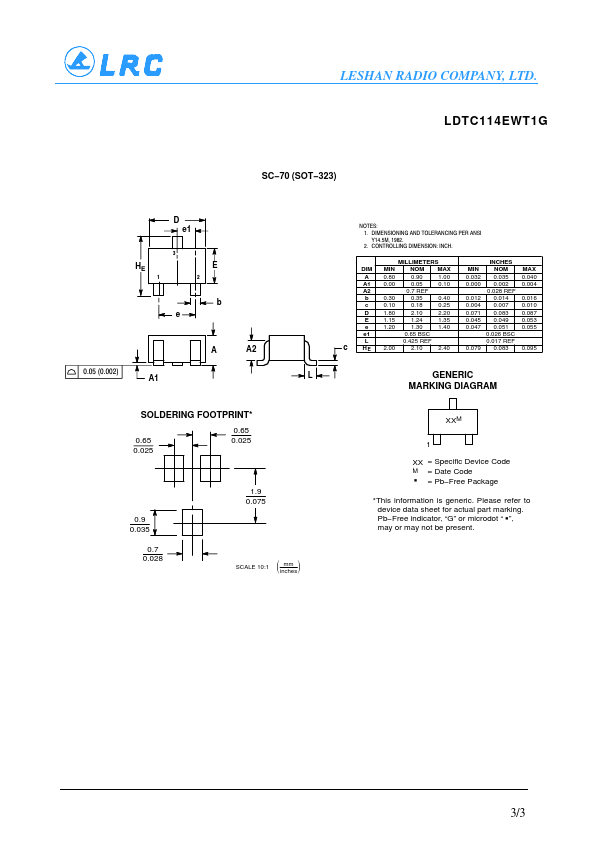 LDTC114EWT1G