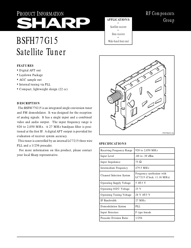 BSFH77G15