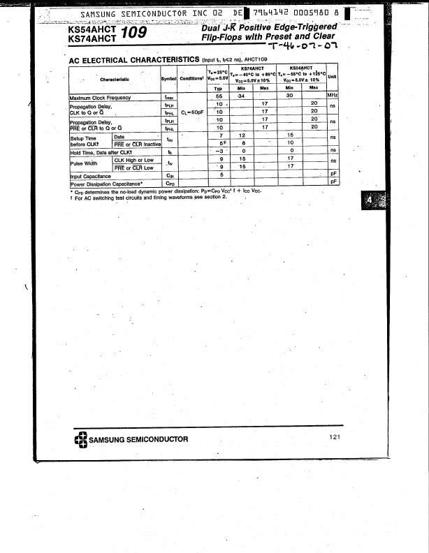 KS74AHCT109