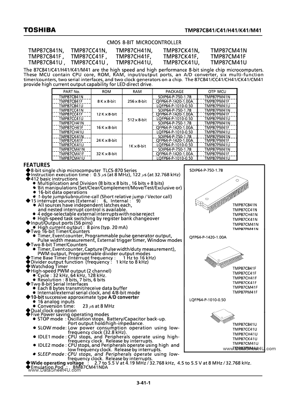 TMP87C841