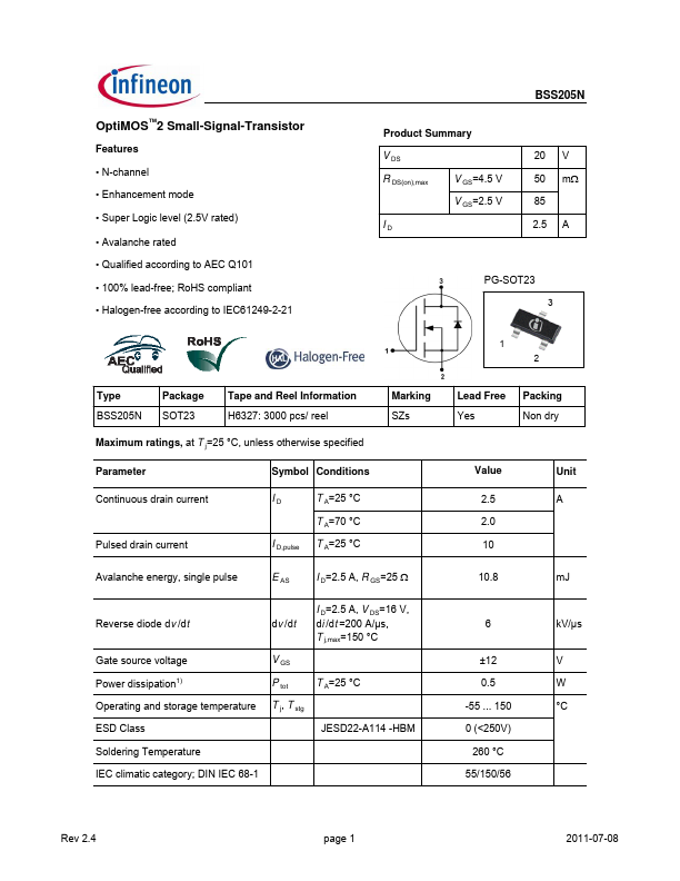 BSS205N