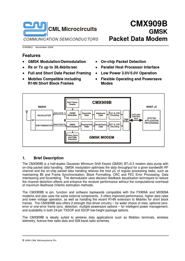 CMX909B