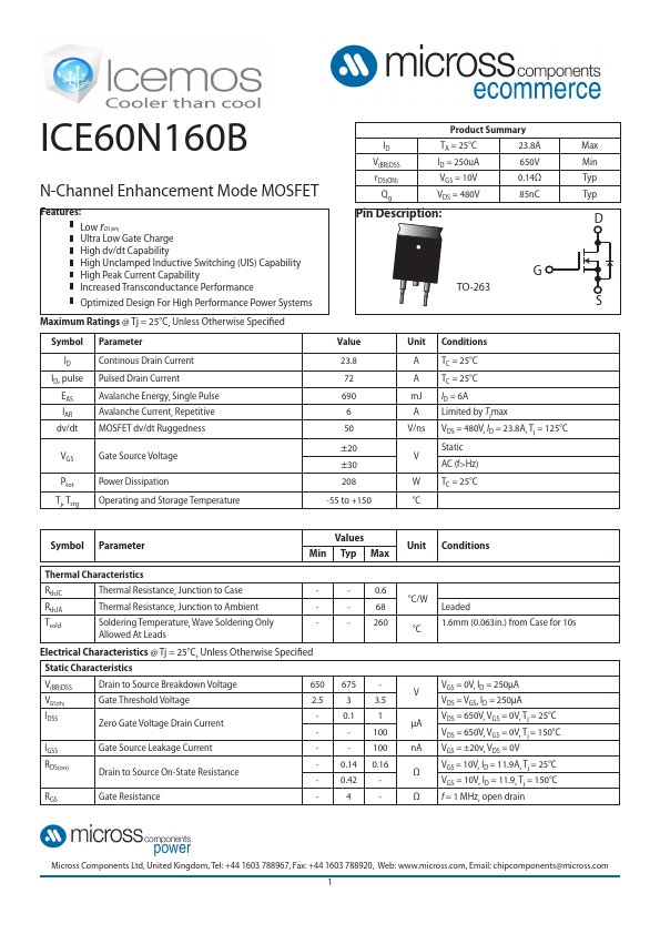 ICE60N160B