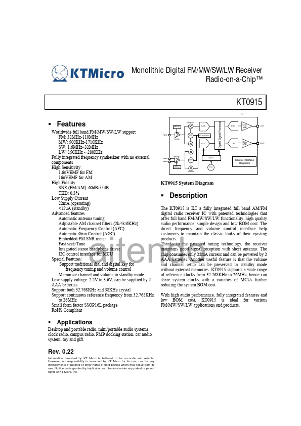 KT0915