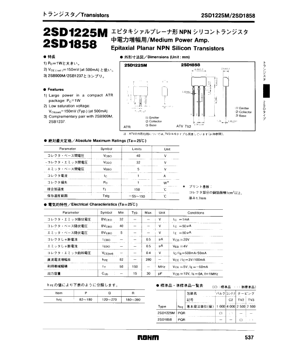 2SD1225M