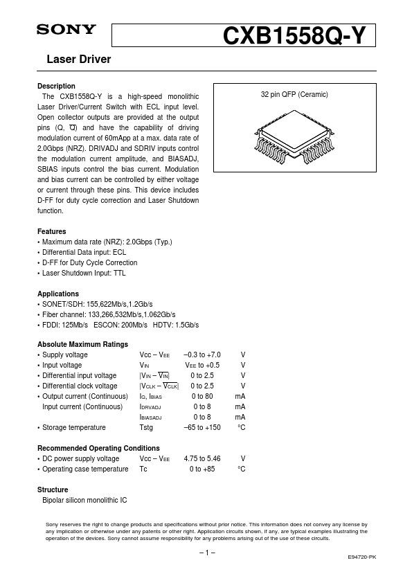 CXB1558Q-Y