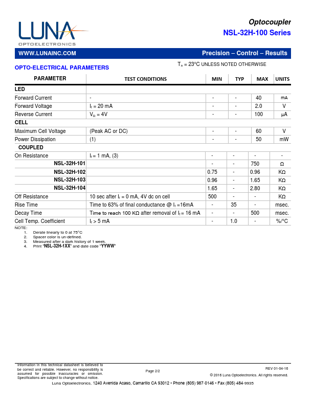 NSL-32H-100