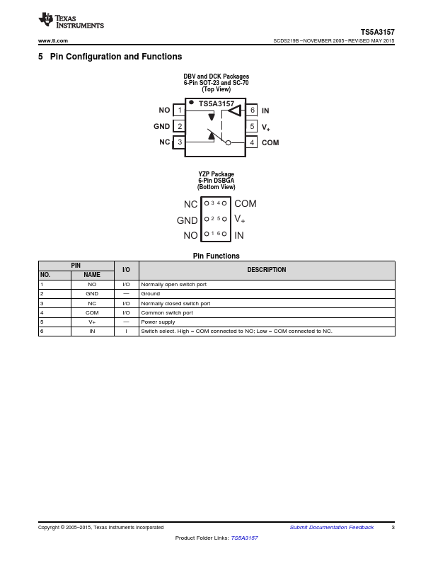 TS5A3157