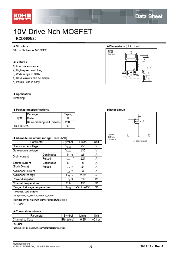 RCD060N25