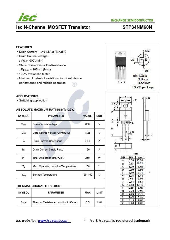 STP34NM60N