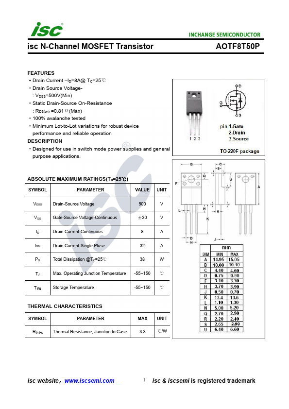 AOTF8T50P