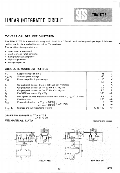 TDA1170S