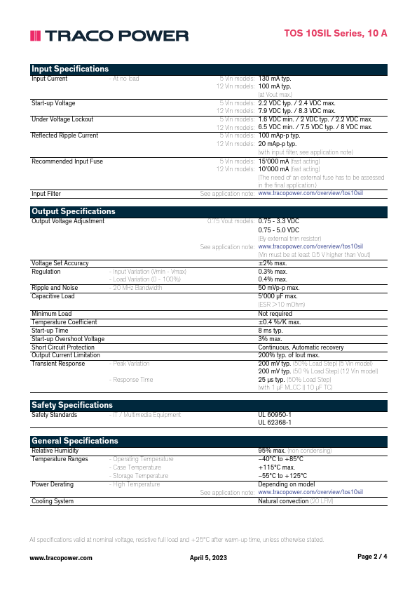 TOS10-05SIL