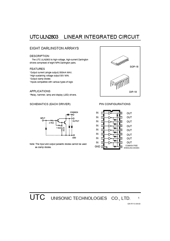 UTCULN2803