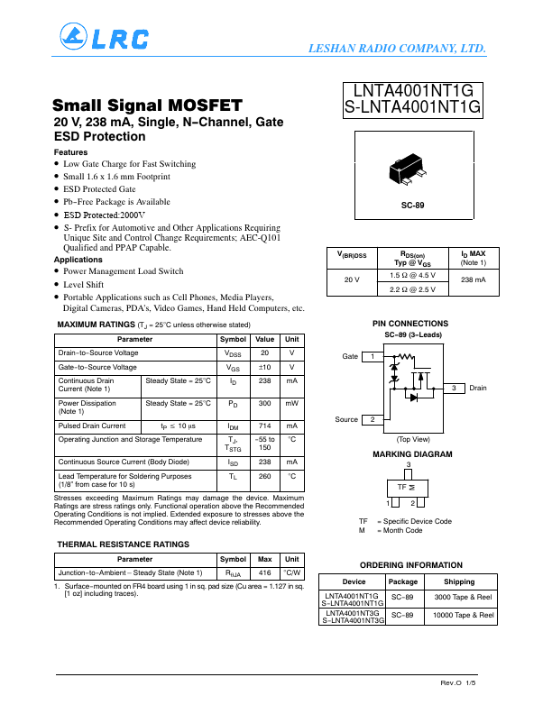 S-LNTA4001NT1G