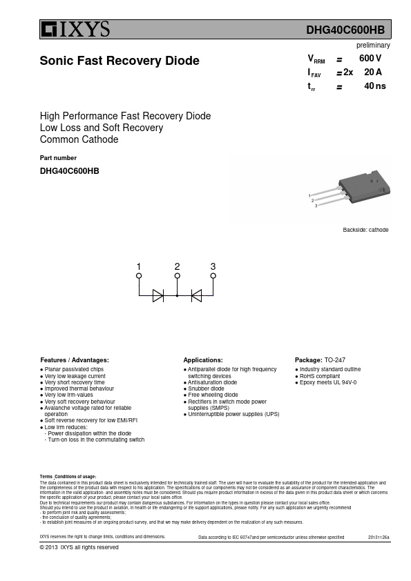 DHG40C600HB