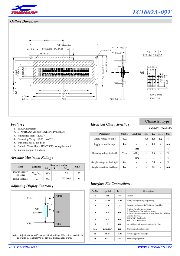 TC1602A-09T