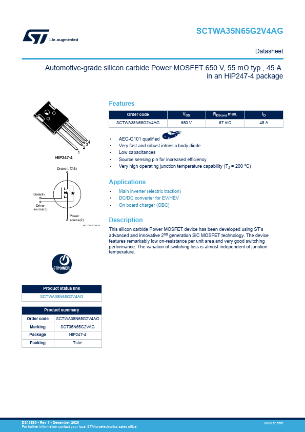 SCTWA35N65G2V4AG