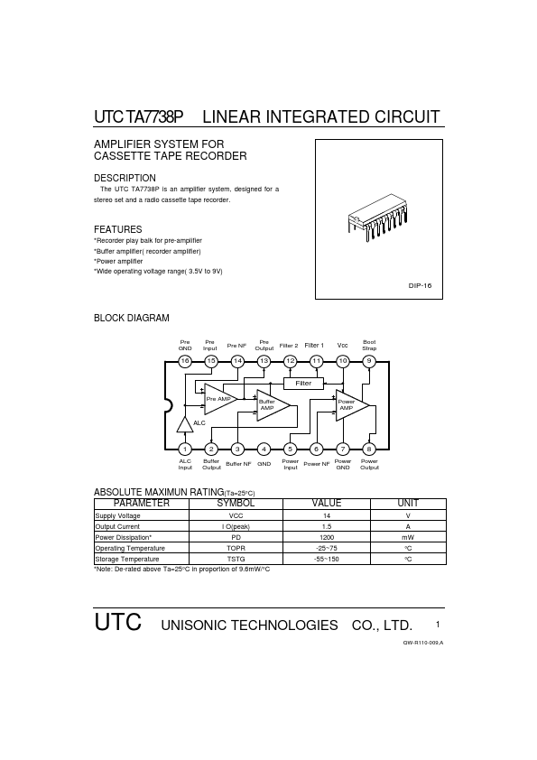 UTCTA7738P