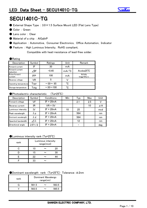 SECU1401C-TG