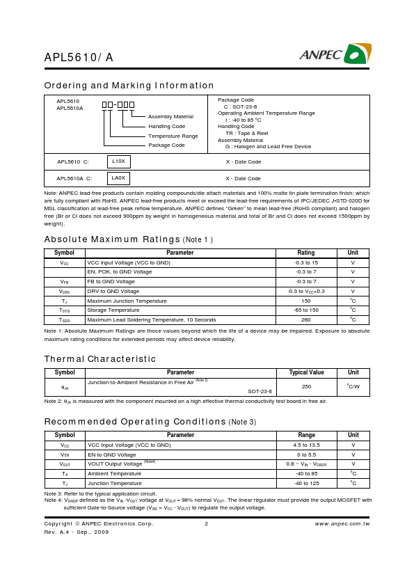 APL5610A