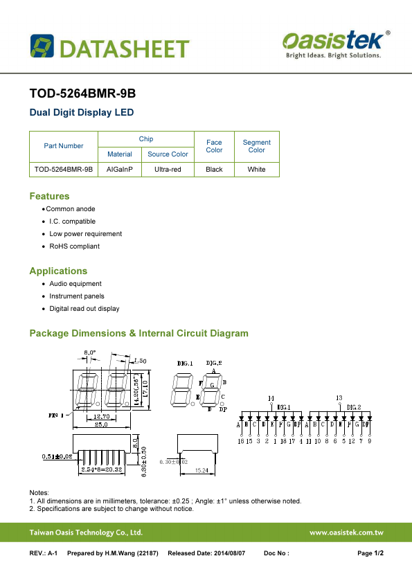 TOD-5264BMR-9B