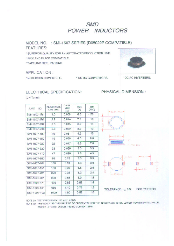 SMI-1607-101