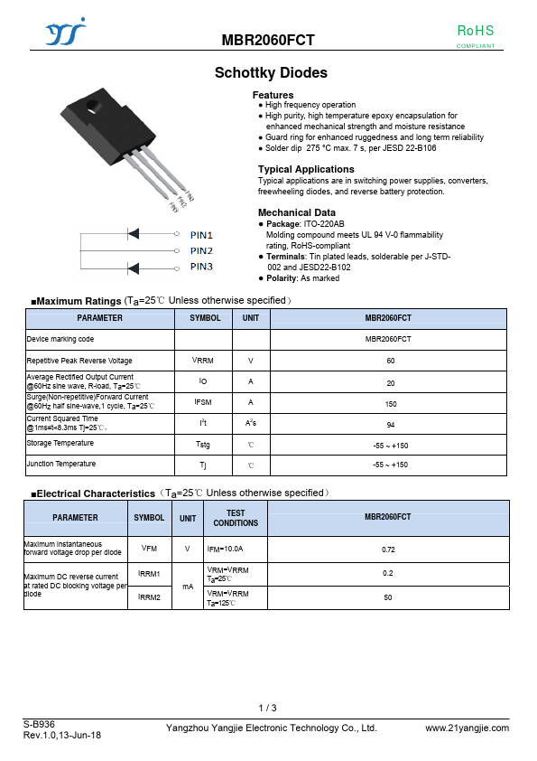 MBR2050FCT