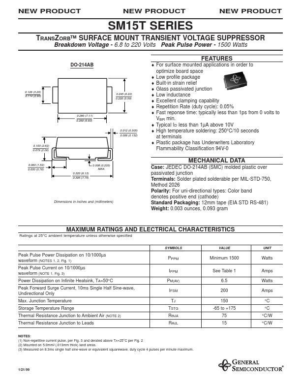 SM15T100