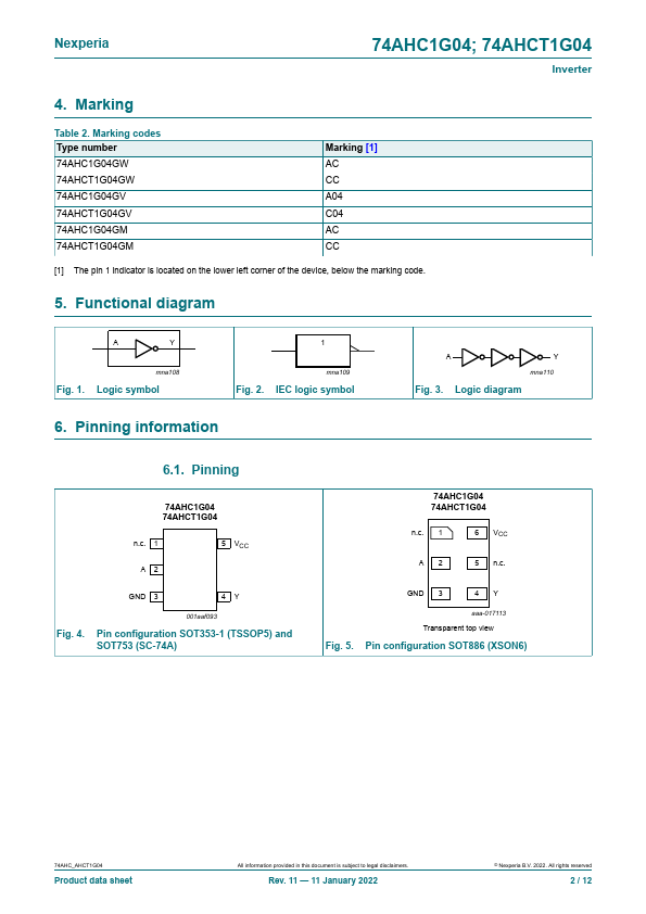 74AHCT1G04