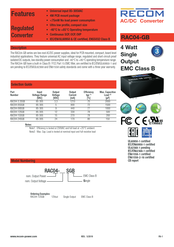 RAC04-3.3SGB