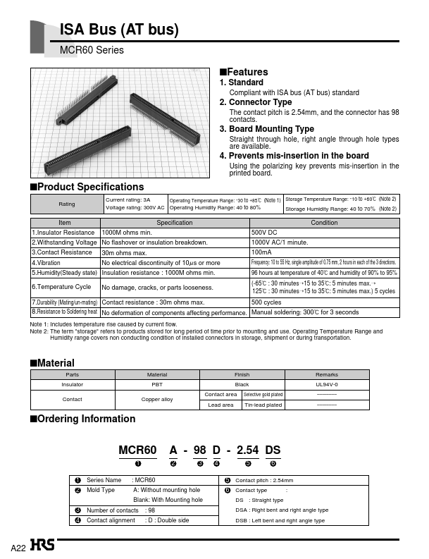 MCR60-98D-2.54DS