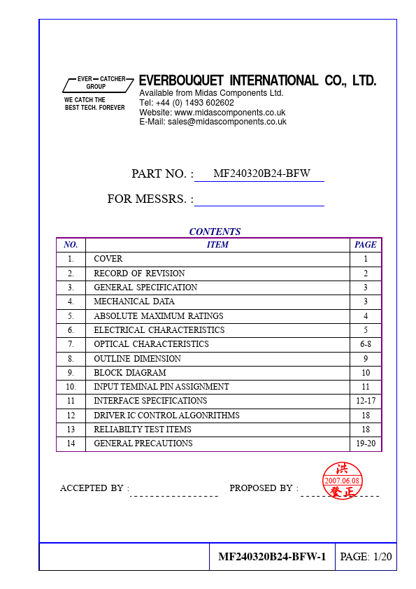 MF240320B24-BFW