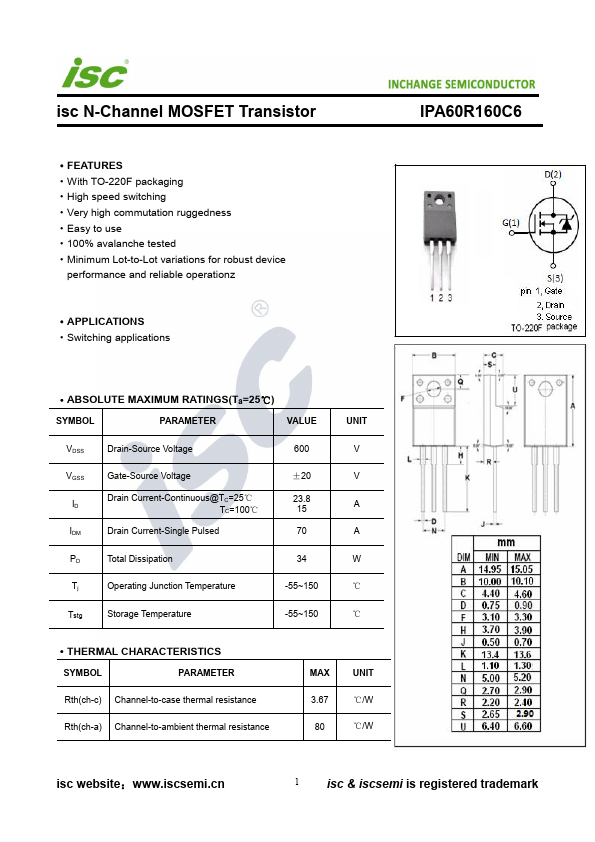 IPA60R160C6