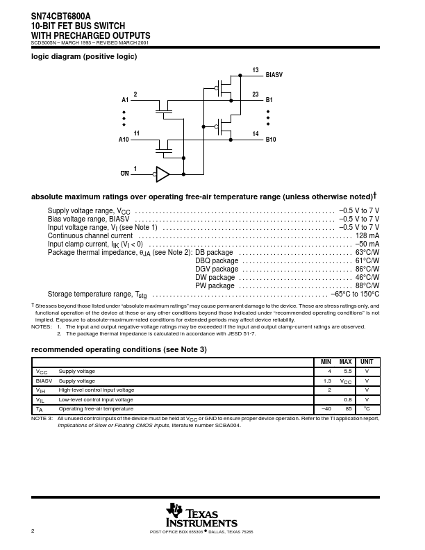 SN74CBT6800A