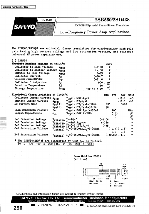 2SB560