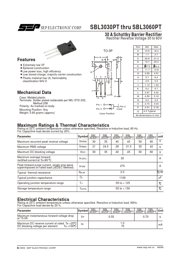 SBL3050PT