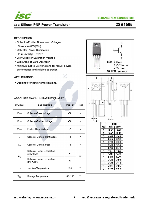 2SB1565