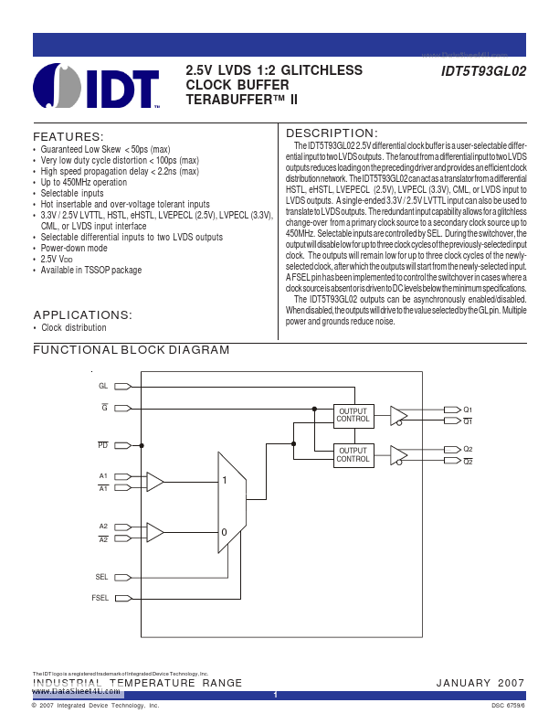 IDT5T93GL02